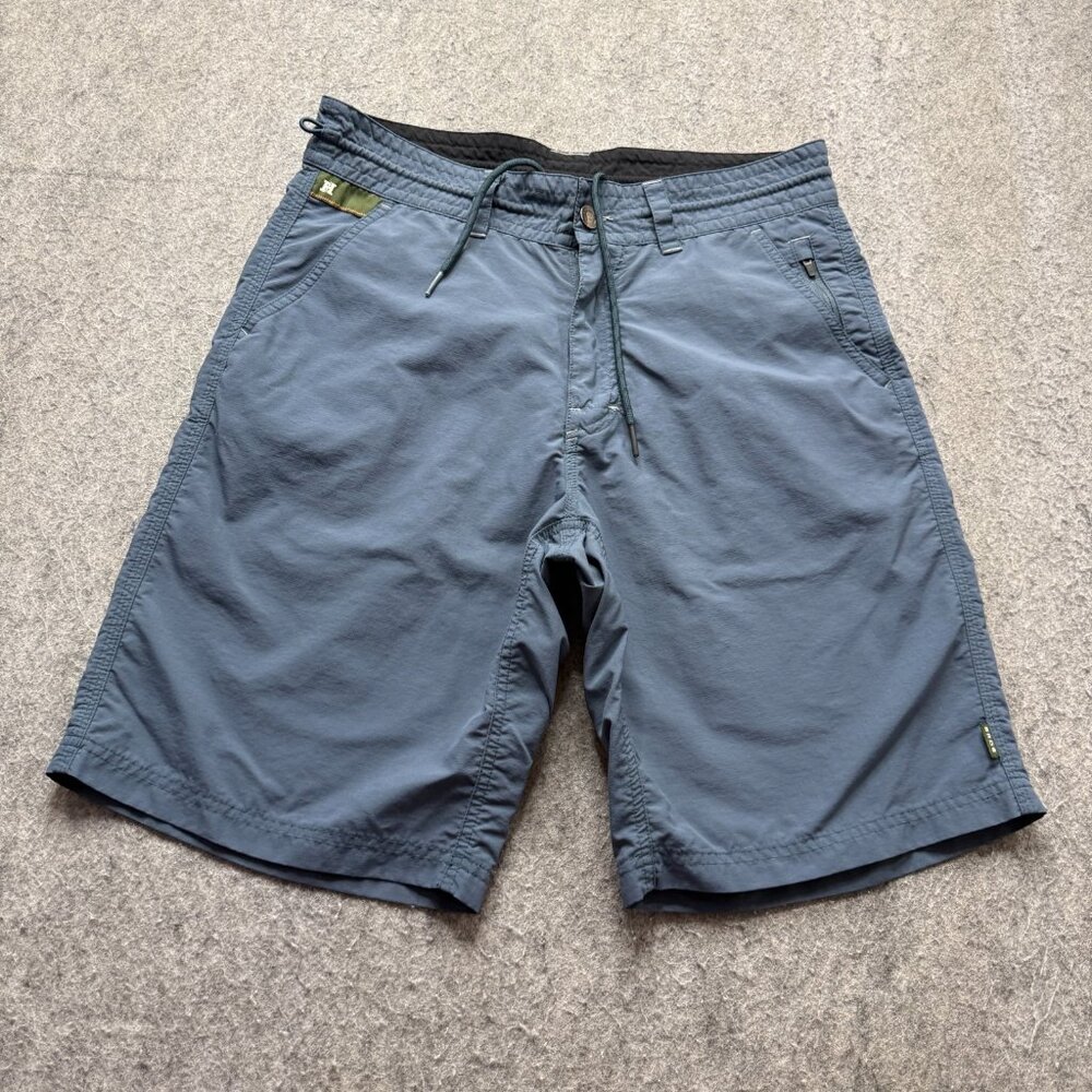 Howler Brothers Shorts Men 30 Blue Nylon Drawstring Hybrid 10"
